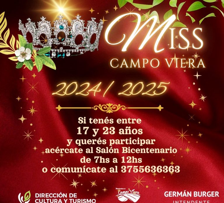 CULTURA | Convocatoria a Miss Campo Viera